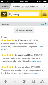 Reviews Canton Cakery