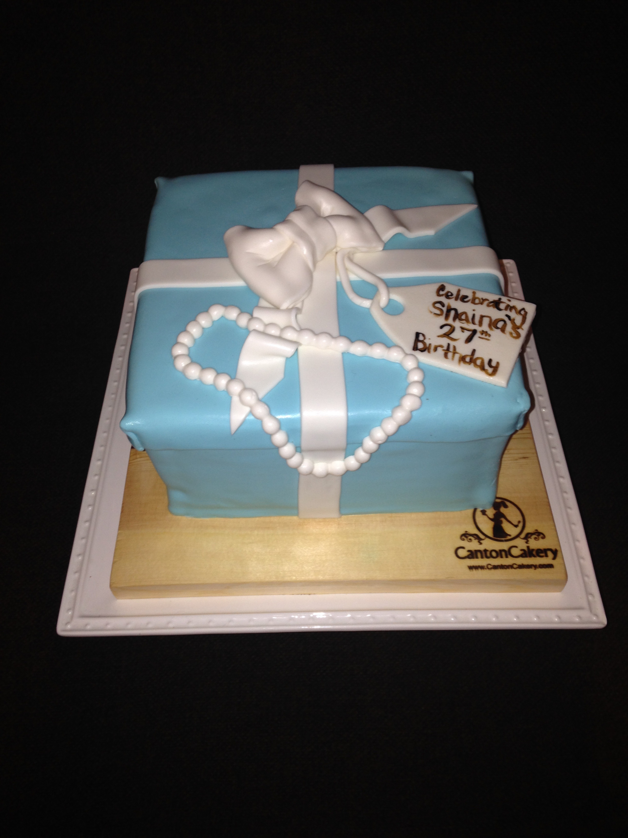 Tiffany & Co. Cake