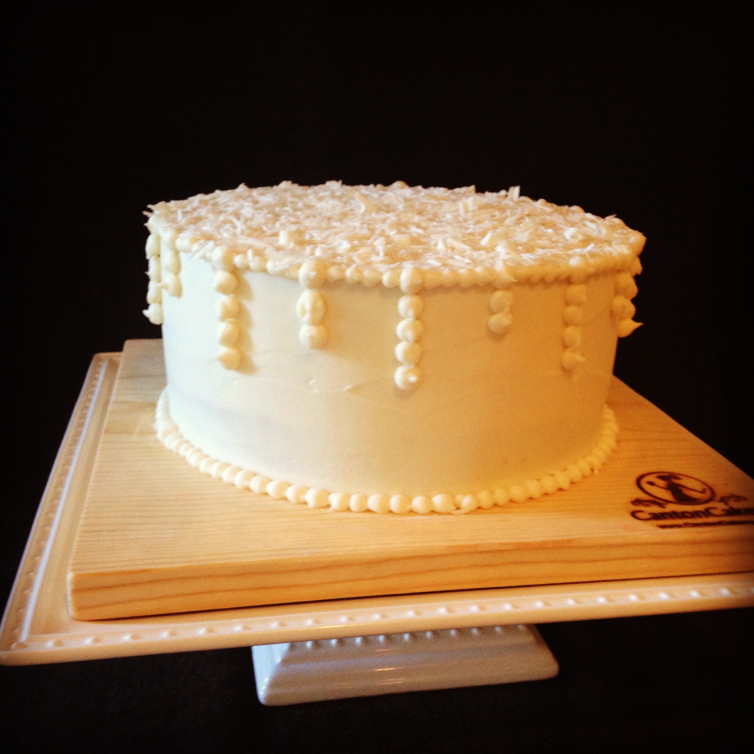 White Buttercream Cake